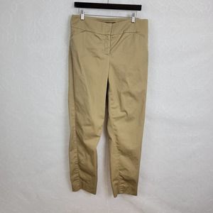 Talbots Mens Pants Size 10 / 17" Waist Classic Khaki Brown Straight Casual‎
